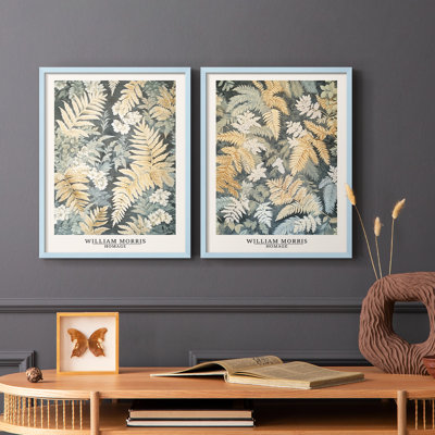 WM MORRIS Series DCCCXVI-Premium Framed Print -Ready to Hang - No Nails Required - No Nails Required