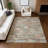 Machine Washable Indoor/Outdoor Huseby ACN2266 Stripes Rug-304761607