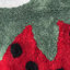 Red Strawberry Rug Shaped Bath Mat