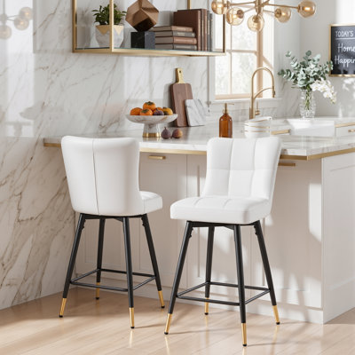Tabouret de bar pivotant 26 po
