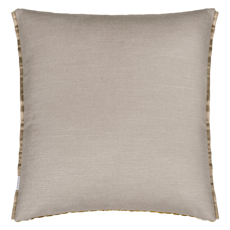 Jabot Velvet Decorative Pillow, 22" H x 22" W, Pimento Geometric
