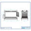 Harbour Housewares Metal 2-Tier Dish Drainer Rack with Drip Tray