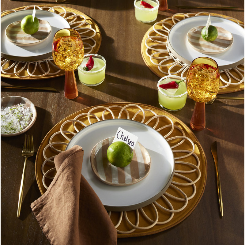 Rattan Collection 100% Rattan No Pattern Round Placemat