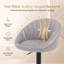 Thornbury Swivel Upholstered Adjustable Height Bar Stool-262998254