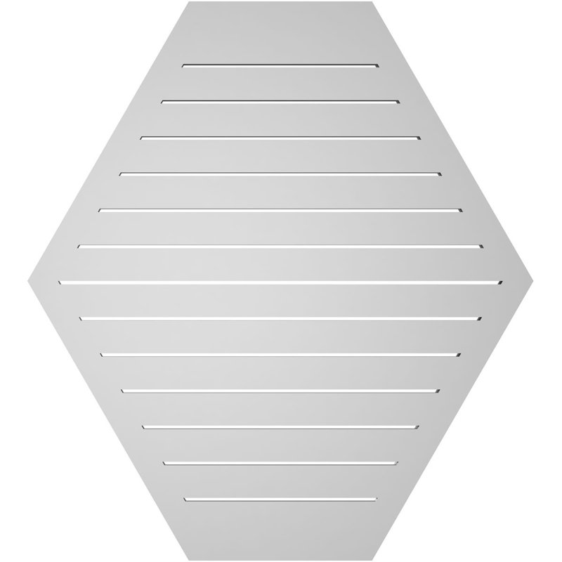 Évent horizontal fonctionnel à pignon en uréthane à surface horizontale Signature, H 42 po x l 38 po x P 2 po