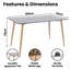 Rigmor 4 -Person Dining Set