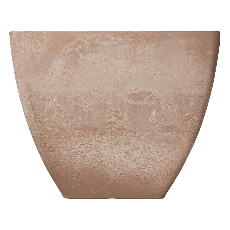 Pot à fleurs en composite Murtagh, Taupe