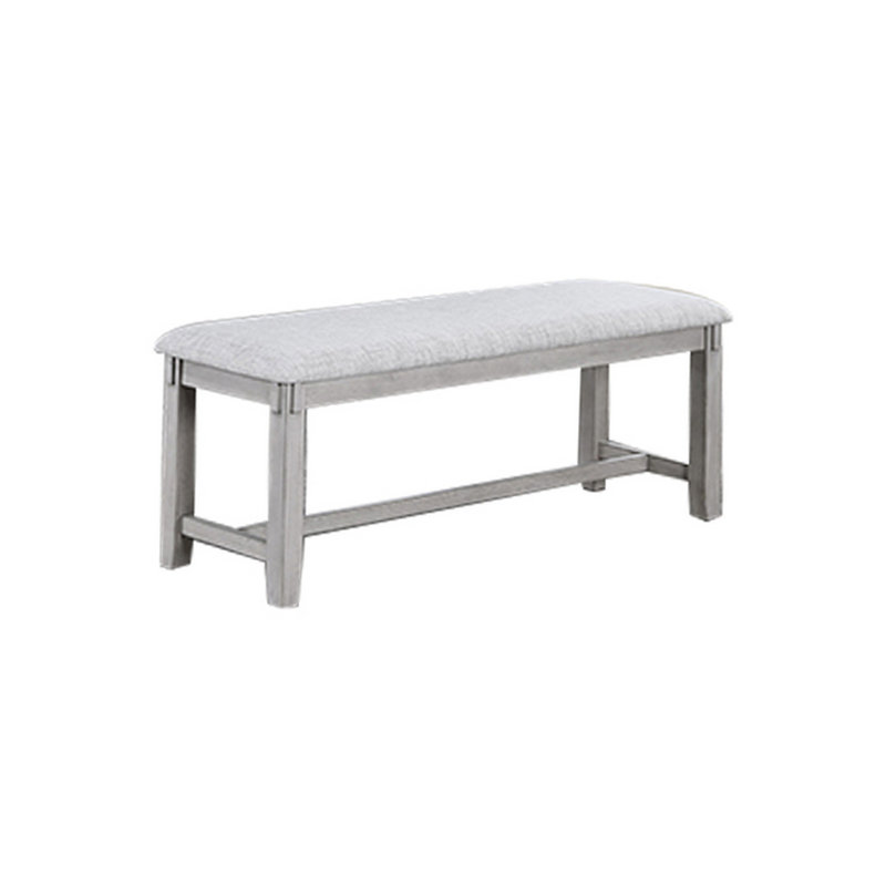 Banc rembourré en tissu Kaory