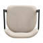 Ensemble de 2 chaises de salle à manger rembourrées avec structure en métal-87477097-87477102