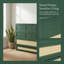Grand lit escamotable avec grands tiroirs de rangement | Lit mural peu encombrant pour chambre d'amis ou bureau personnel-740895013