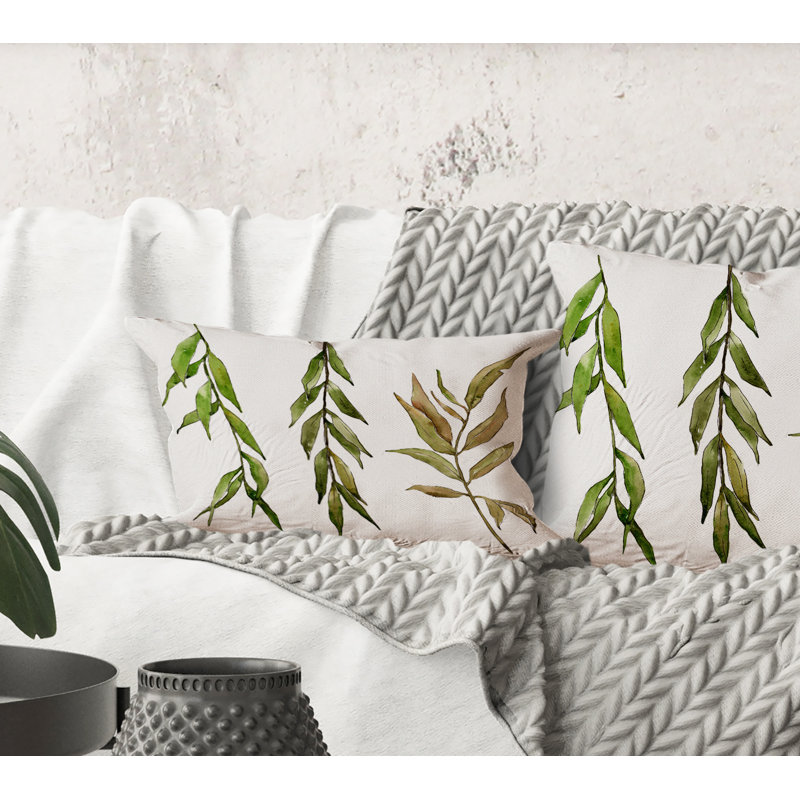 Floral Throw Pillow