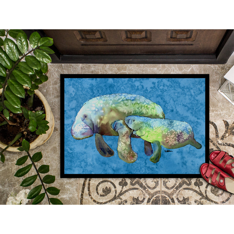 Tapis d'entrée antidérapant Earhart, Rectangle 1 pi 6 po x 2 pi 3 po