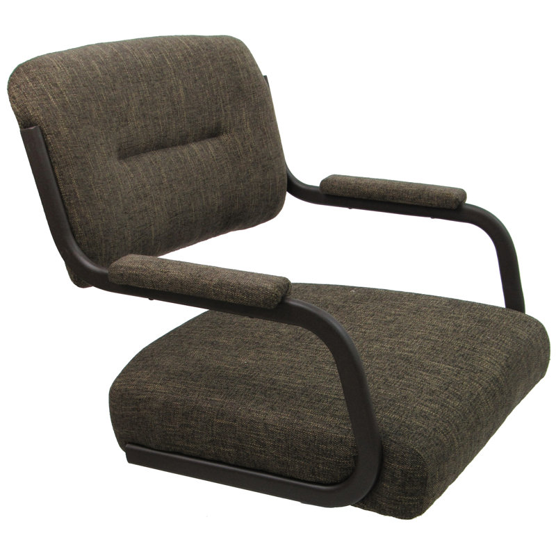 Tabouret de bar pivotant 30 po Jomiah, Brun, Brun