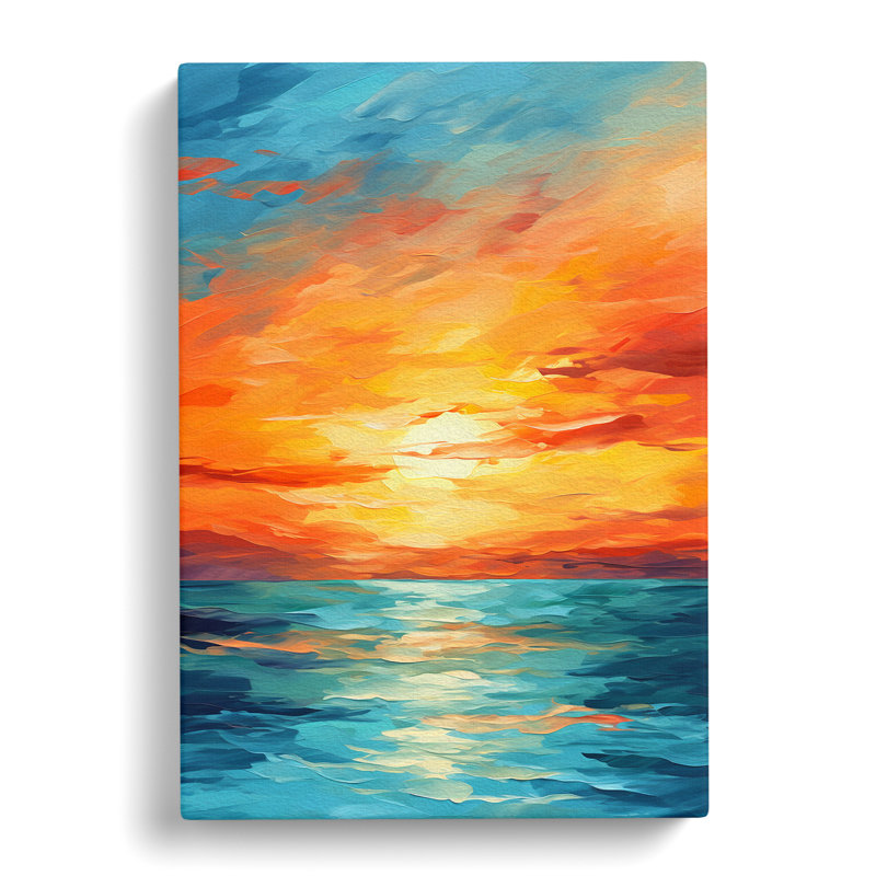 Sunset Abstract - No Frame Print, 50cm H x 35cm W x 3cm D