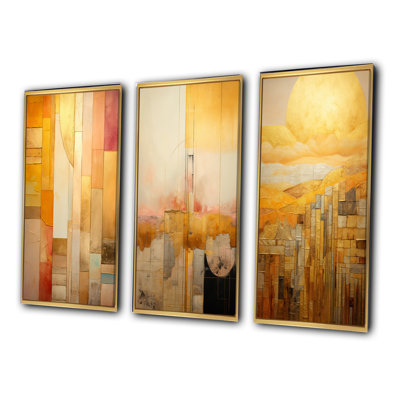 " Sunset In The Golden CIty " 3 - Pieces