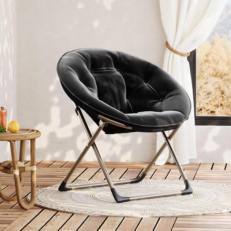 Fauteuil surdimensionné Comfy, Noir