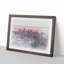 Los Angeles Skyline in the Morning in Abstract - Picture Frame Graphic Art Print-55759917-55759918