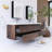 Reaiah 71'' Wall Mounted Double Sink Bathroom Vanity with Resin Top-996648730