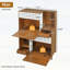 Table d'appoint pour litière avec rangement pour 2 petits chats-399112097