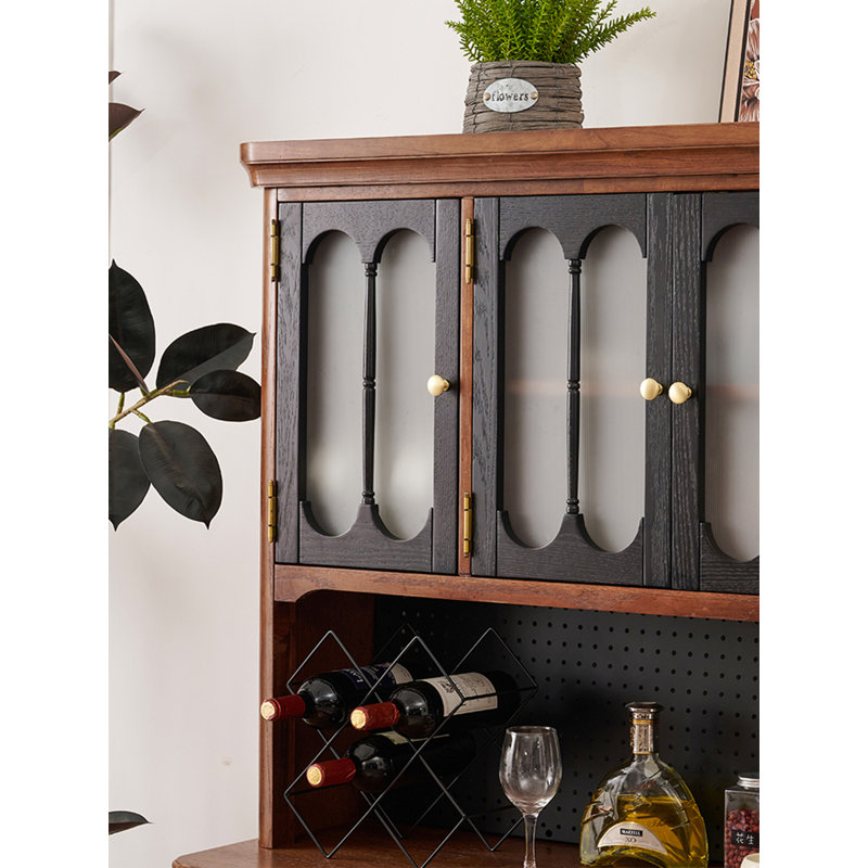 55-inch Solid Ash Wood Standard Pantry Cabinet