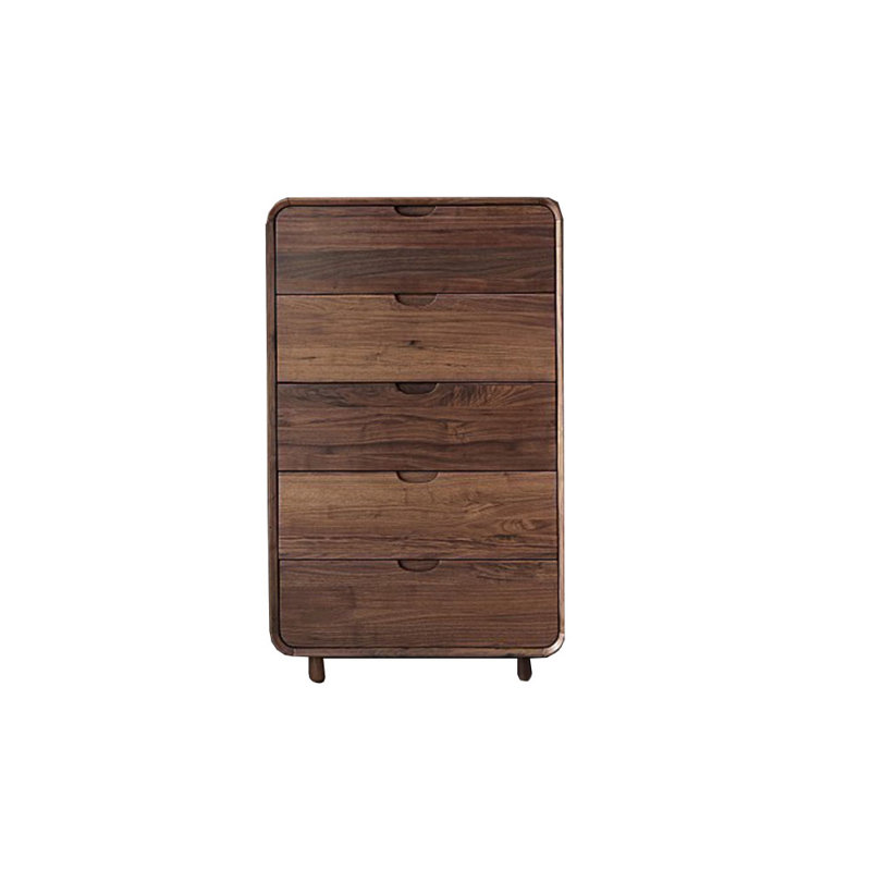 Armoire de rangement à tiroir en noyer
