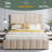 Upholstered Lift Up Storage Platform Bed with Tufted Headboard-1119537717-1181919786