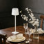 Lampe de table à DEL rechargeable Lidia