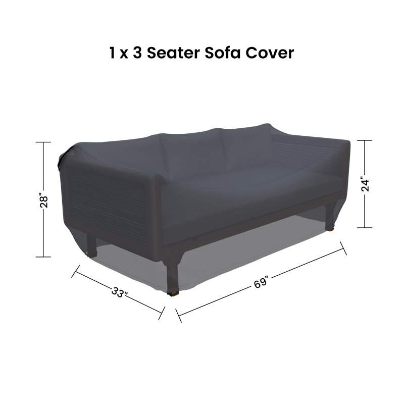 Outdoor 3 Seater Patio Daybed Cover