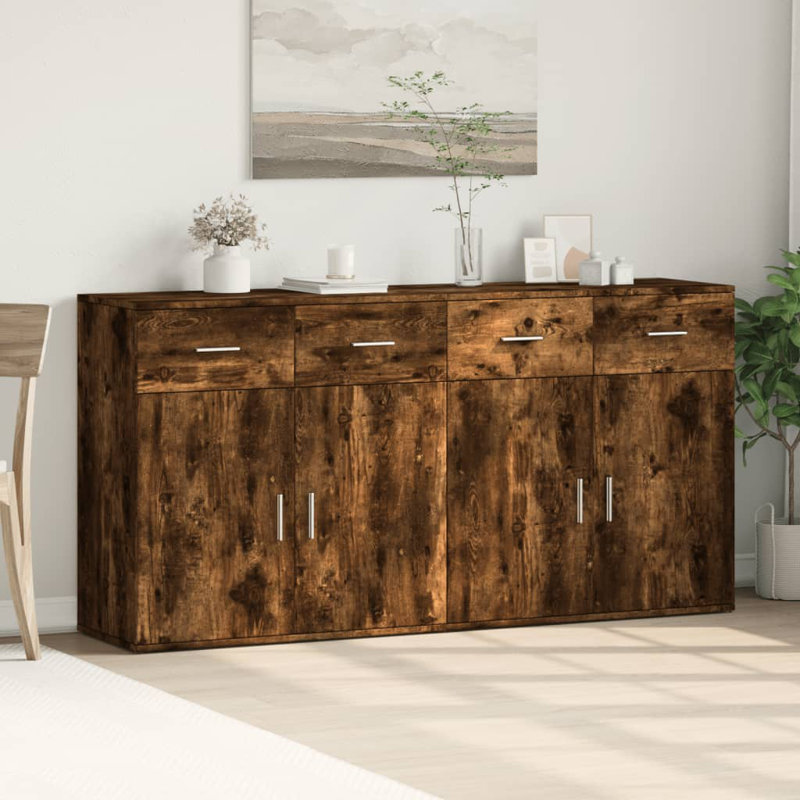 Oree 79cm Sideboard, Smoked Oak