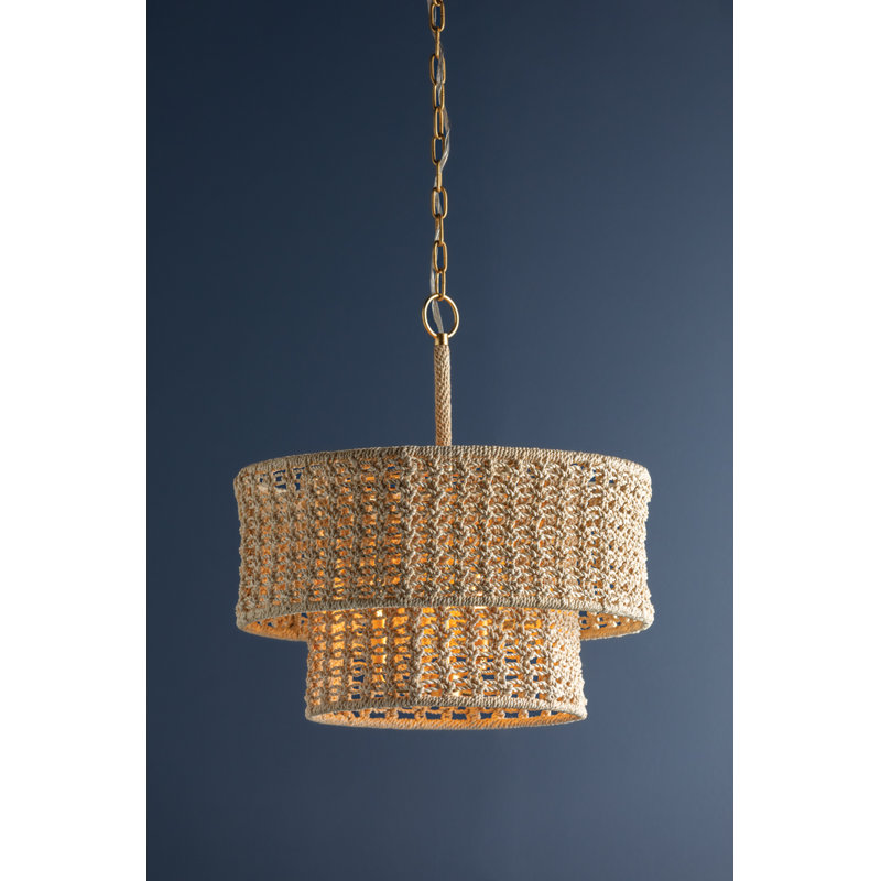 YORKHILL PENDANT, 23" H x 22" W x 22" D