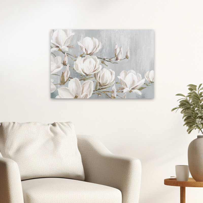 Plantes, fleurs, paysage, nature, art mural Magnolia, H 16 po x l 24 po