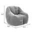 Fauteuil à billes avec rembourrage-886320248