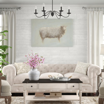 «Sheep Strut III» par Marilyn Wendling, reproduction d'art sur toile