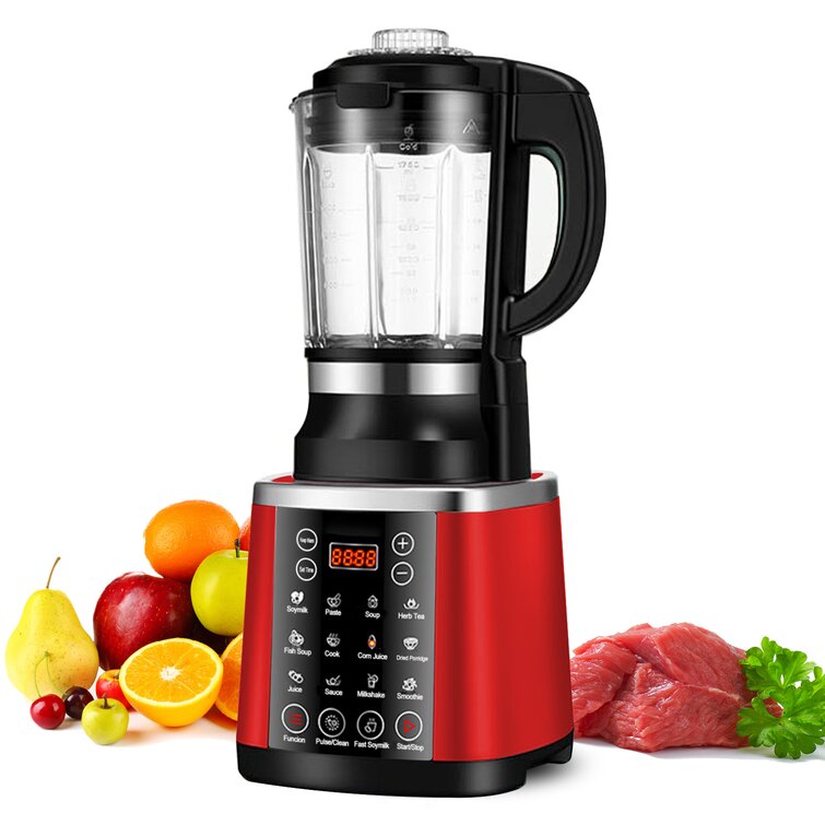 Professional Countertop Blender 8-in-1 Smoothie Soup Blender with Timer