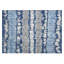 Tapis bleu marine en polyester tissé à la machine Lamanna-95453795