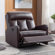 Florisel Oversize Vegan Leather Manual Recliner Chair, Extra Large 40" Wide, 1.5-Person Seating