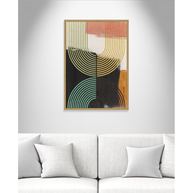 «Bolded II» par Isabelle Z, L 25,5 po x H 35,5 po, Grain de bois naturel, Impression encadrée