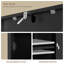 Grande armoire de salle de bain avec 4 tablettes, 2 portes et 1 tiroir-1447610514