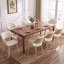 Chaise de salle à manger rembourrée en bois courbé de style moderne du milieu du siècle Dowden avec accoudoirs-2064324649-2067432192