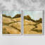 Reproduction encadrée Scattered Sheep I-Premium - prêt à être accroché - aucun clou requis - aucun clou requis-1395892693-1395892692