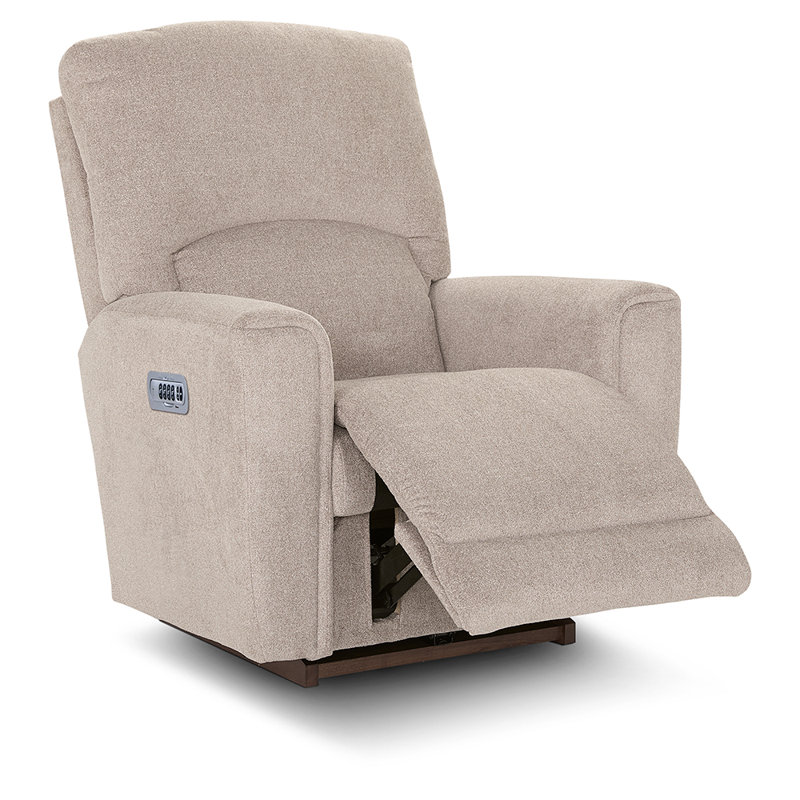 Fauteuil inclinable électrique berçant avec appui-tête et soutien lombaire Cassian