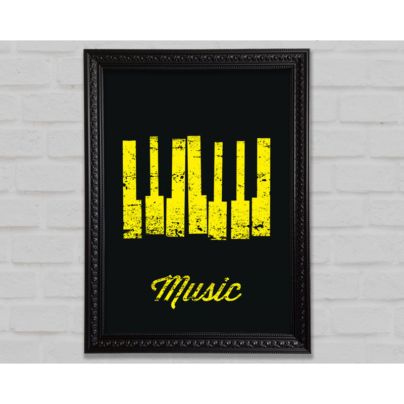 Keys - Single Picture Frame Print, 42cm H x 29.1cm W x 3cm D
