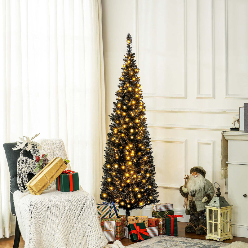 Arbre de Noël artificiel haut 5 pi avec 160 lumières DEL blanc chaud et 294 pointes