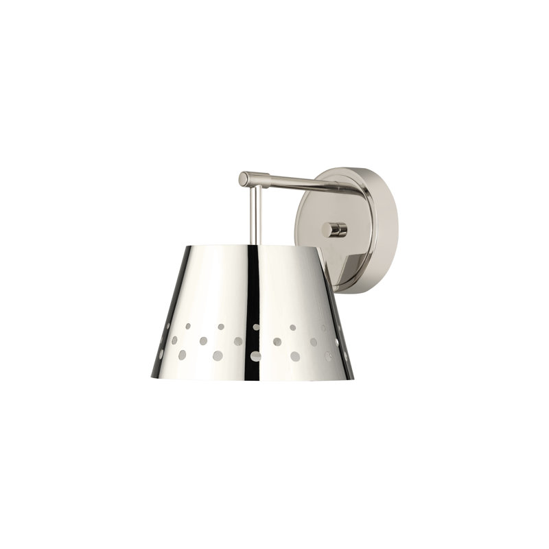 Maille Armed Sconce, Polished Nickel