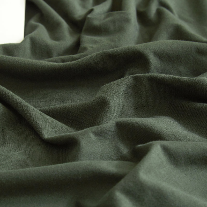 Luxury Soft 100% Cotton Duvet Cover Set, Queen Duvet Cover + 2 Standard Pillowcases, Army Green