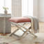 Repose-pieds Holley X, 23 po, rose rosé