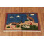 Tapis traditionnel à motif d'animaux 2x3