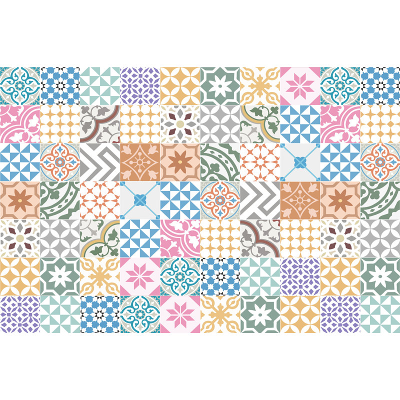 Arsenault Joy Collage Kitchen Mat, Rectangle 133 x 200cm