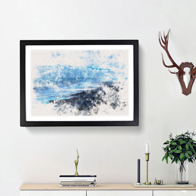 Mountain Beach - Framed Print