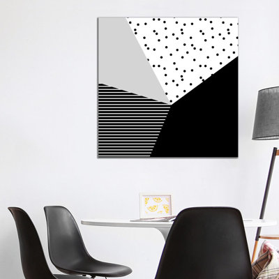Geometry Blocks X by Mareike Böhmer - Wrapped Canvas Painting